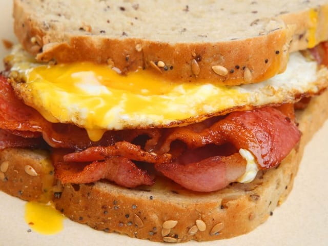 Bacon & Egg Sandwich.