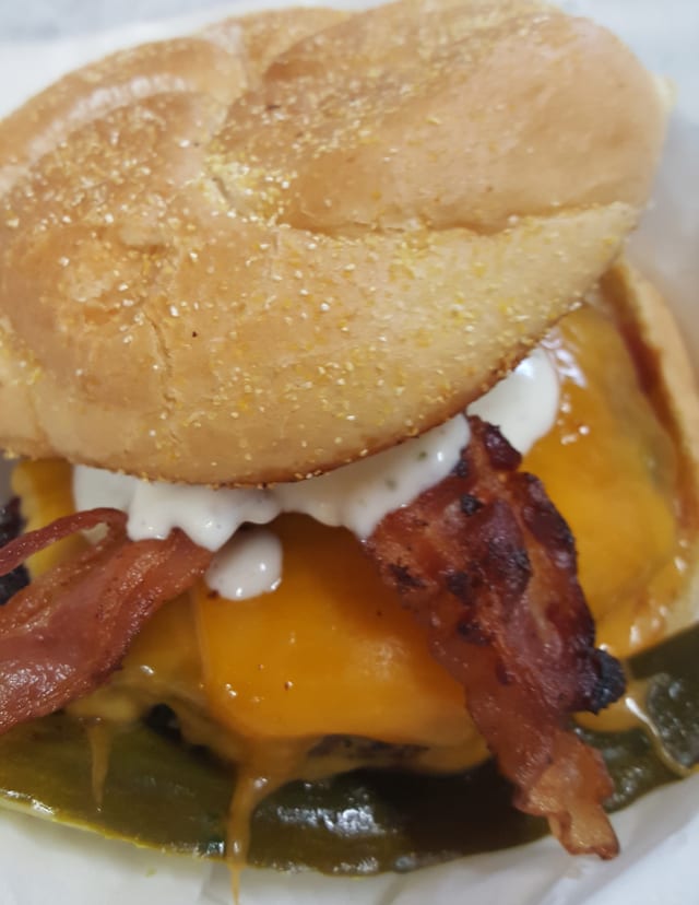 Cheddar Bacon Ranch Burger.